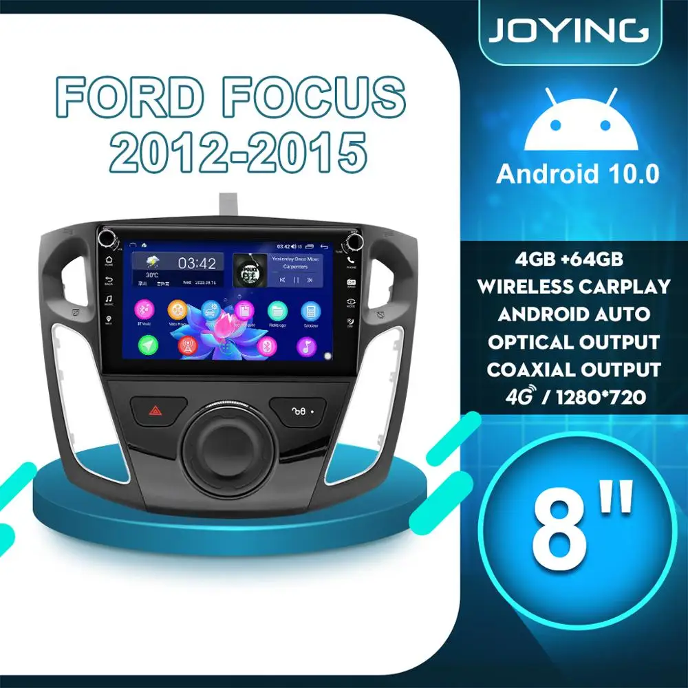 8 дюймов Android 10 радио авто GPS мультимедиа аудио плеер заднего вида Камера DVR Carplay