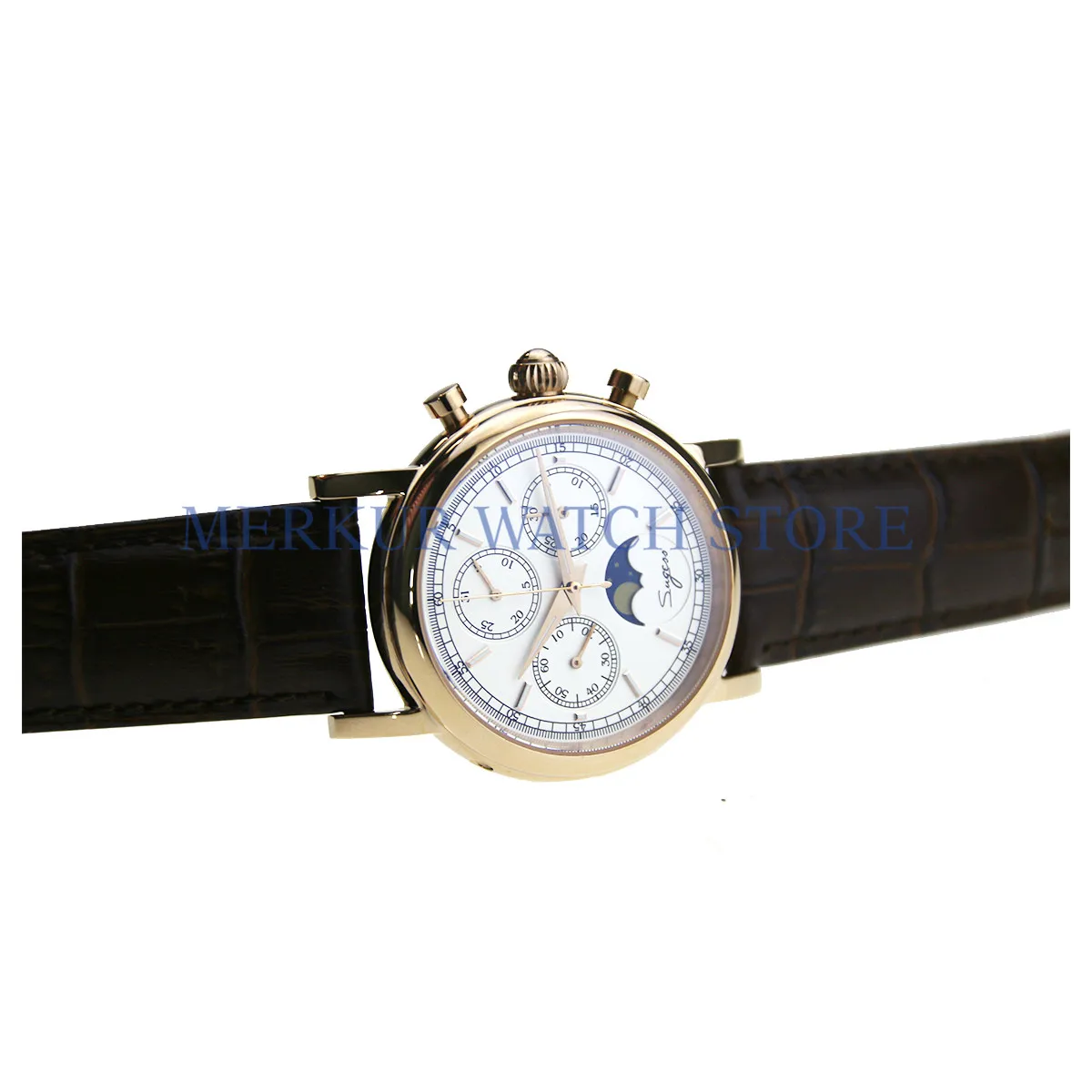 Мужские механические часы хронограф AD30 Sugess с лунным календарем|Мужские часы| |