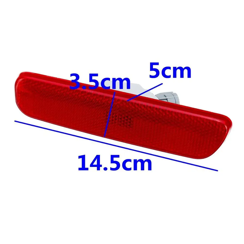 Задний левый правый боковой бампер поворотный маркер сигнала светильник лампа