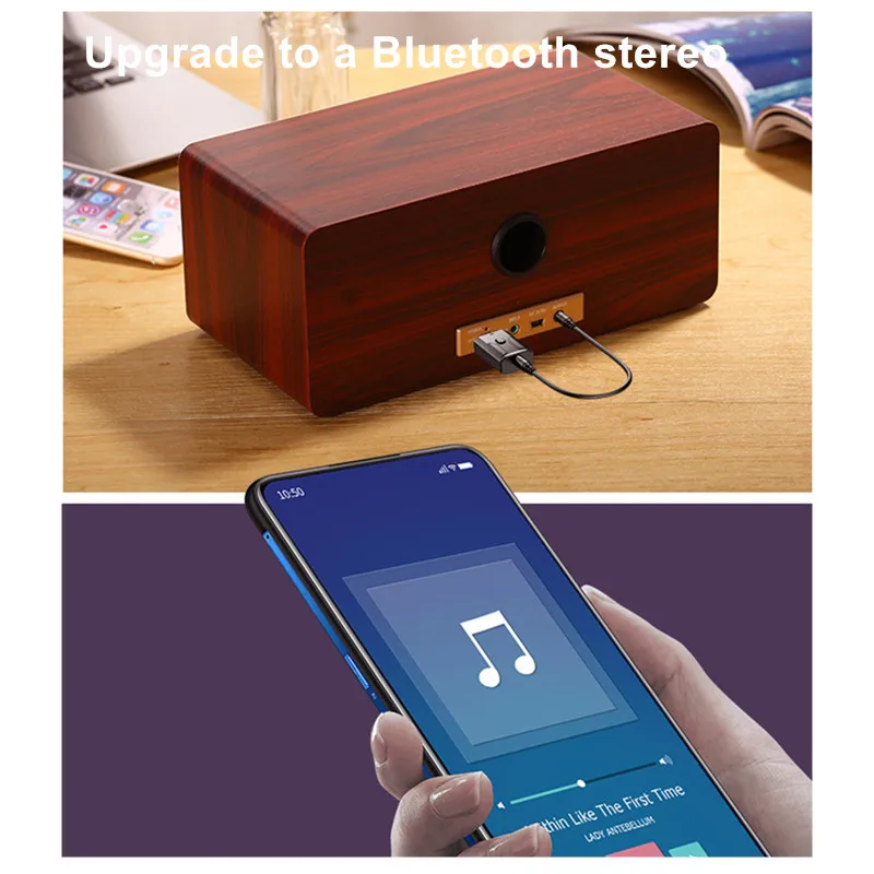 USB Bluetooth приемник и передатчик ПК беспроводной аудио 5 0 адаптер Автомобильная