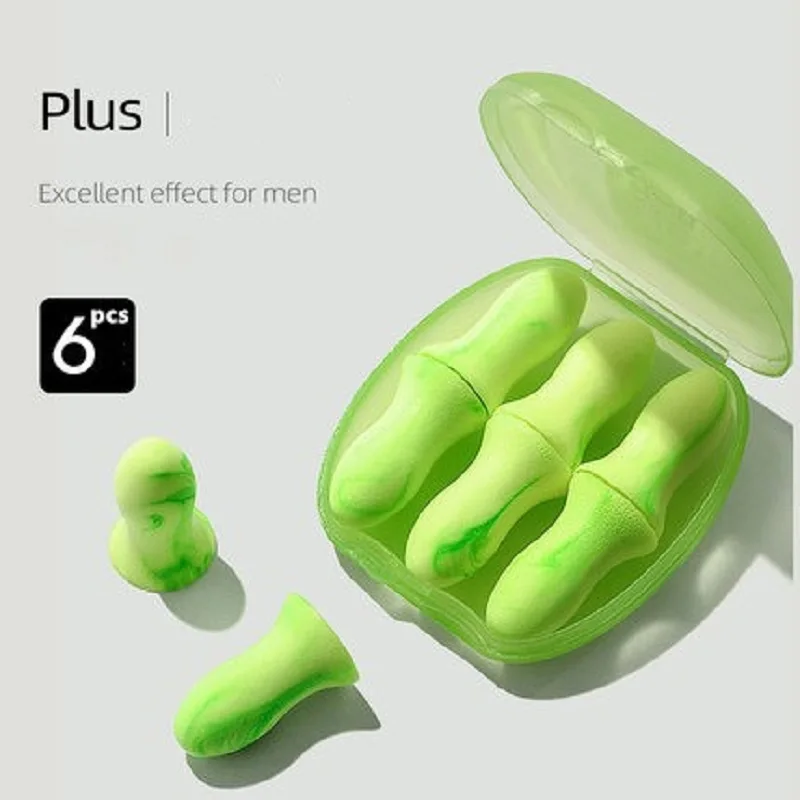 6/10 шт новые мягкие затычки для ушей из пенопласта защита от шума сна учебы