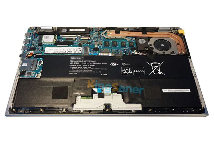 

Kingsener VGP-BPS38 Laptop Battery For SONY VAIO PRO11 PRO13 SVP1321BPXB SVP13216PG SVP132A1CM SVP11217SCS BPS38 7.5V 4740mAh