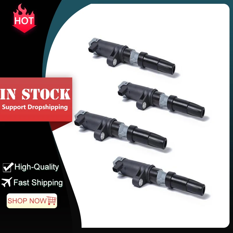 4 шт./упак. Автомобильная Катушка зажигания автозапчасти OE 7700875000 8200154186A для