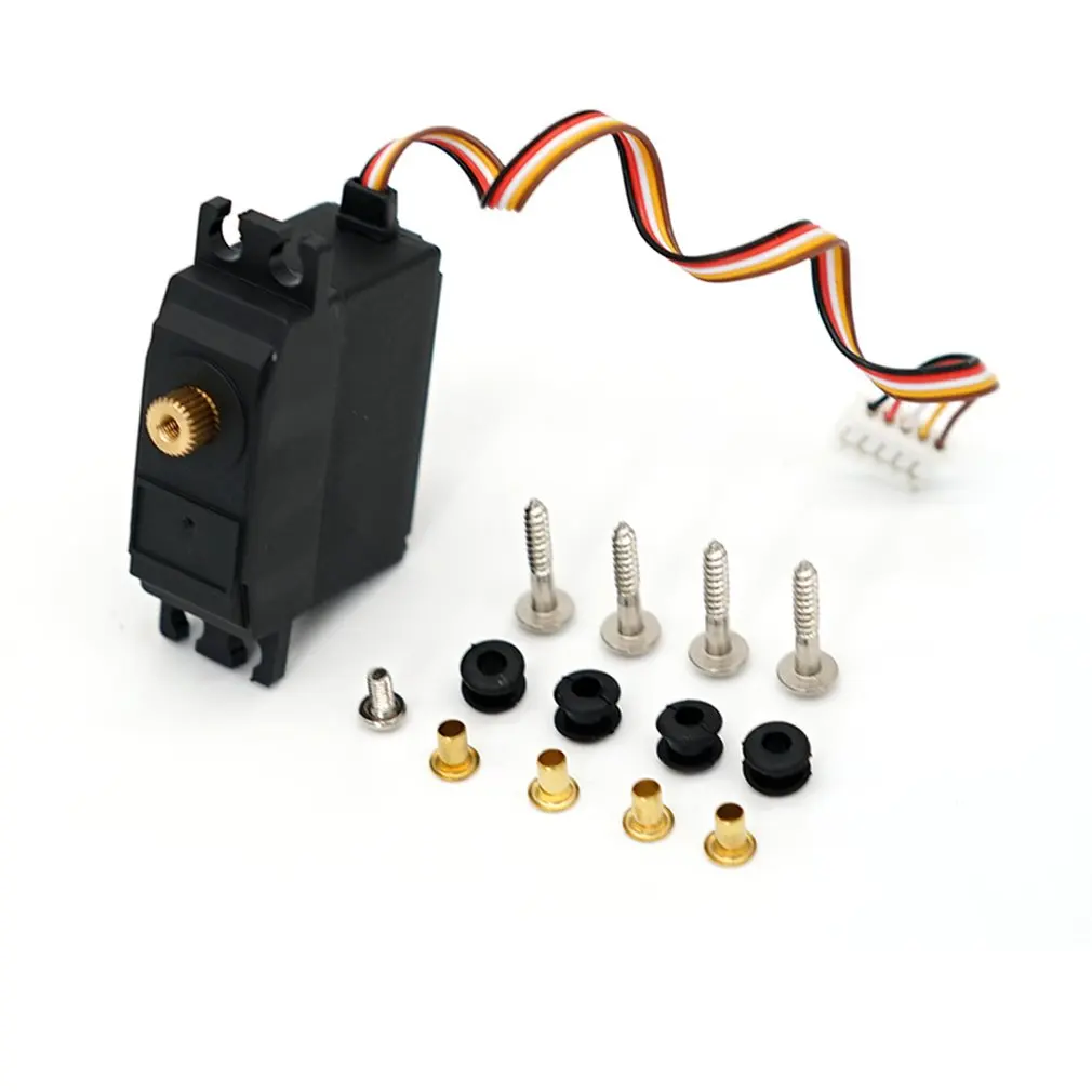 Модернизированный металлический сервомотор для WLtoys 12428 12423 25g рулевой механизм