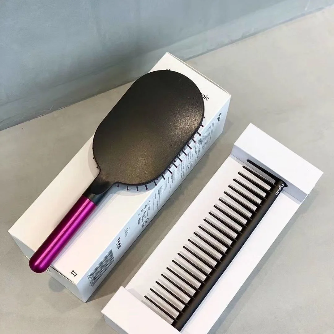 Dysoned-cepillo de dientes anchos para peluquer&iacute;a, rastrillo de aire para desenredar el pelo, masaje, Juego de 2 piezas, accesorios de herramientas-1