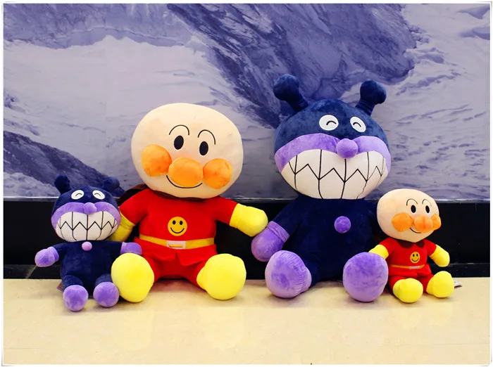 Плюшевая игрушка Kawaii Baikinman Anpanman 30 см милые аниме плюшевые игрушки для мальчиков и