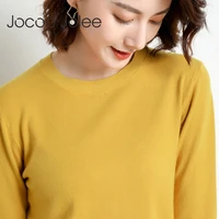 jocoo jolee women autumn winter long sleeve cashmere sweater vintage harajuku solid loose pullovers knitting tops jumpers