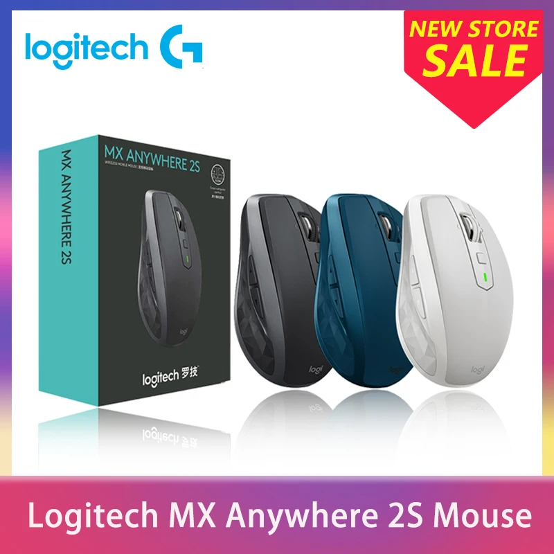 Мышь Logitech MX Anywhere 2S беспроводная мобильная мышь с несколькими устройствами 2 4 ГГц