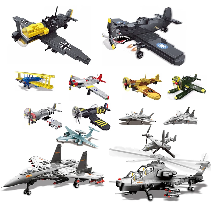 Военный самолет советская армия США Броня ww2 истребители наборы Модель