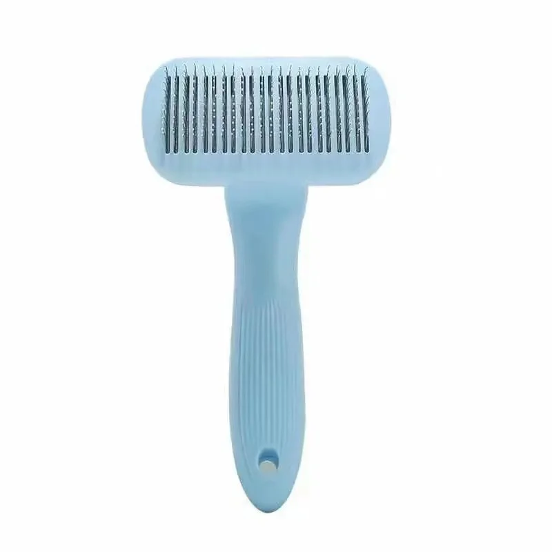 

Pet Hair Removal Comb Pet One-button Hair Removal Comb Stainless Steel Needle Comb Pet Floating Hair Cleaner