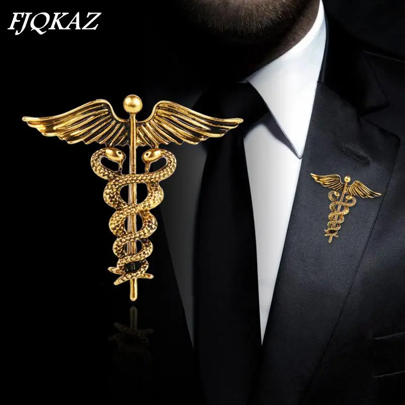 Ретро брошь с крыльями ангела мужской костюм булавка корейская мода аксессуары