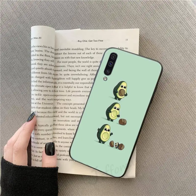 

Avocado cute cartoon fruit Phone Case For Samsung galaxy S 9 10 20 A 10 21 30 31 40 50 51 71 s note 20 j 4 2018 plus