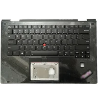 new laptop case palmrest upper case with backlit keyboard for lenovo thinkpad x1 yoga 2nd gen black