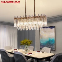 nordic led chandelier lighting crystal ceiling chandeliers for living room dining room home deco kitchen hanging lamp lampadario