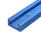 Т-образный алюминиевый деревообрабатывающий слот синий окисление 300-1000 мм приспособление для зажима под углом Т-образный винт крепежный слот деревообрабатывающий инструмент