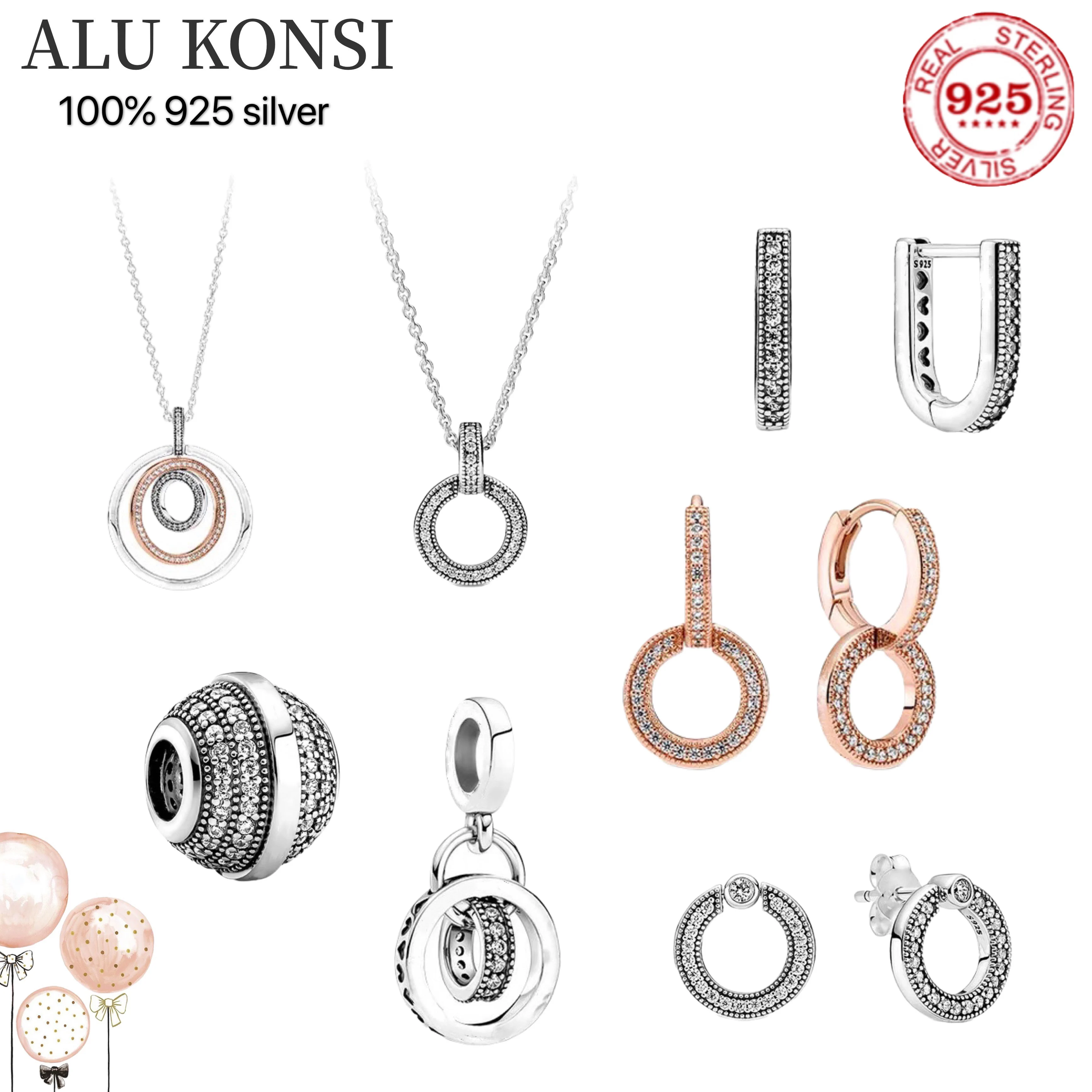 

Новинка 2021, кольцо из серебра пробы с тремя кольцами в форме сердца или неправильного кольца, двухцветное кольцо с подвеской, двухстороннее ...