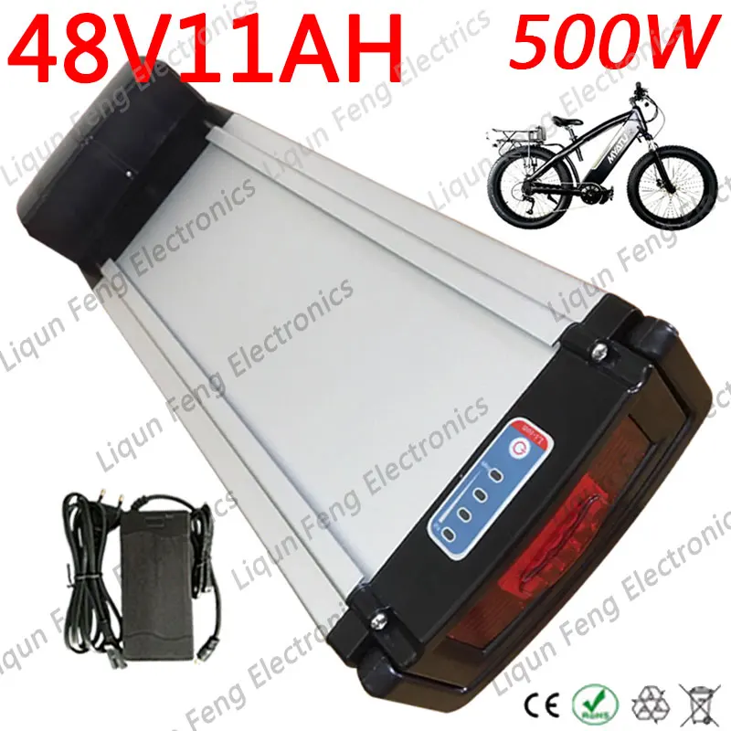 Литий ионный аккумулятор для электровелосипеда 48 В 10 Ач|battery for bike|48v 10ah48v electric bicycle