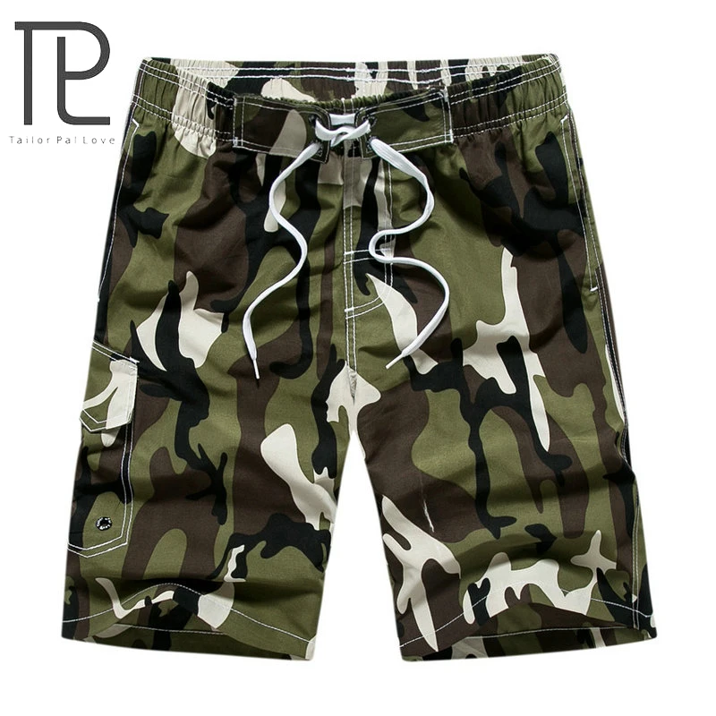

Tailor Pal Love Brand 2021 Summer Hot Camouflage Board Shorts Men Casual Mens Beach Shorts