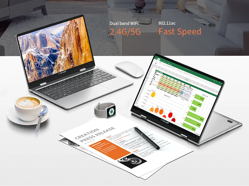 Ноутбук Teclast F5R 11,6 дюймов Win 10 8 Гб DDR4 256 ГБ SSD Intel Gemini Lake N3450 360 градусов шарнир с сенсорным экраном