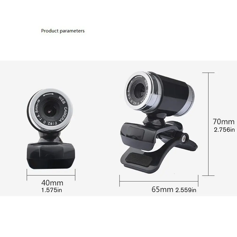 

Rotatable Camera HD Webcam 480P USB Camera Video Recording Web Camera With Microphone For PC Computer