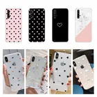 Прозрачный чехол для телефона Huawei P30 Lite p20 pro nova 5t P smart, 2019, чехол для Honor 10 Lite 20 8X Lover Heart