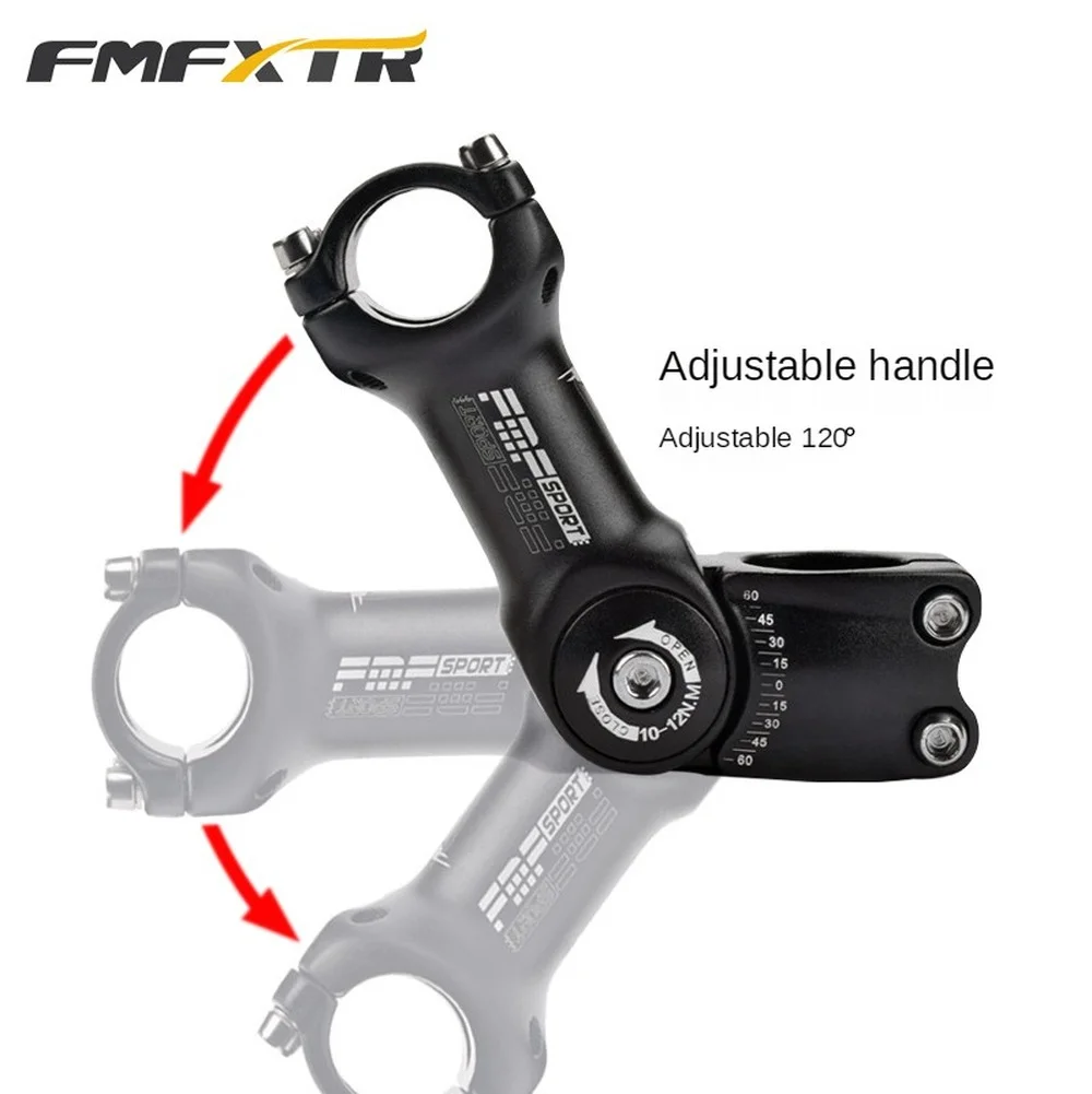 

Adjustable MTB Stem For Bike Handlebar Stem 90/110/120mm Aluminum Alloy Mountain BMX Fixie Gear Cycling Bicycle Stems Part