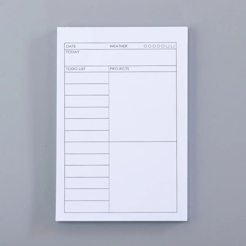 Notebook Записная книжка caderno memo pad notes to do list еженедельник zeszyty szkolne libreta sticky papeleria notas adhesivas canceleria - Цвет: Notebook