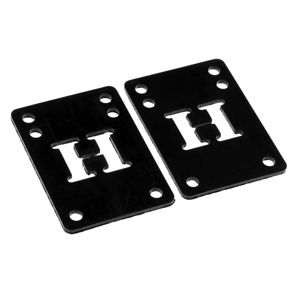 

2 Pcs Rubber Skateboard Longboard Riser Shock Pads 3mm 72 x 52 x 3mm