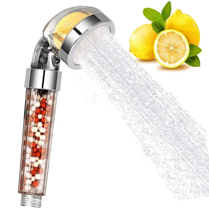 

1Set Lemon Aromatherapy Filter Shower Head High Pressure Shower Head for Skin