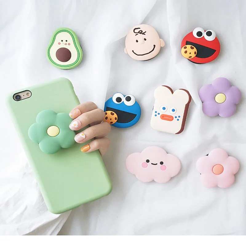 Универсальный 3D мобильный телефон растягивающийся кронштейн мультяшная