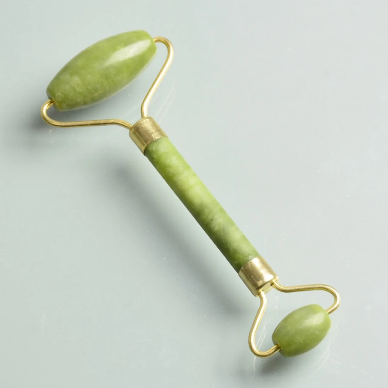 

Facial Massage Roller Guasha Board Double Heads Natural Jade Stone Face Lift Body Skin Relaxation Slimming Beauty Neck Thin Lift