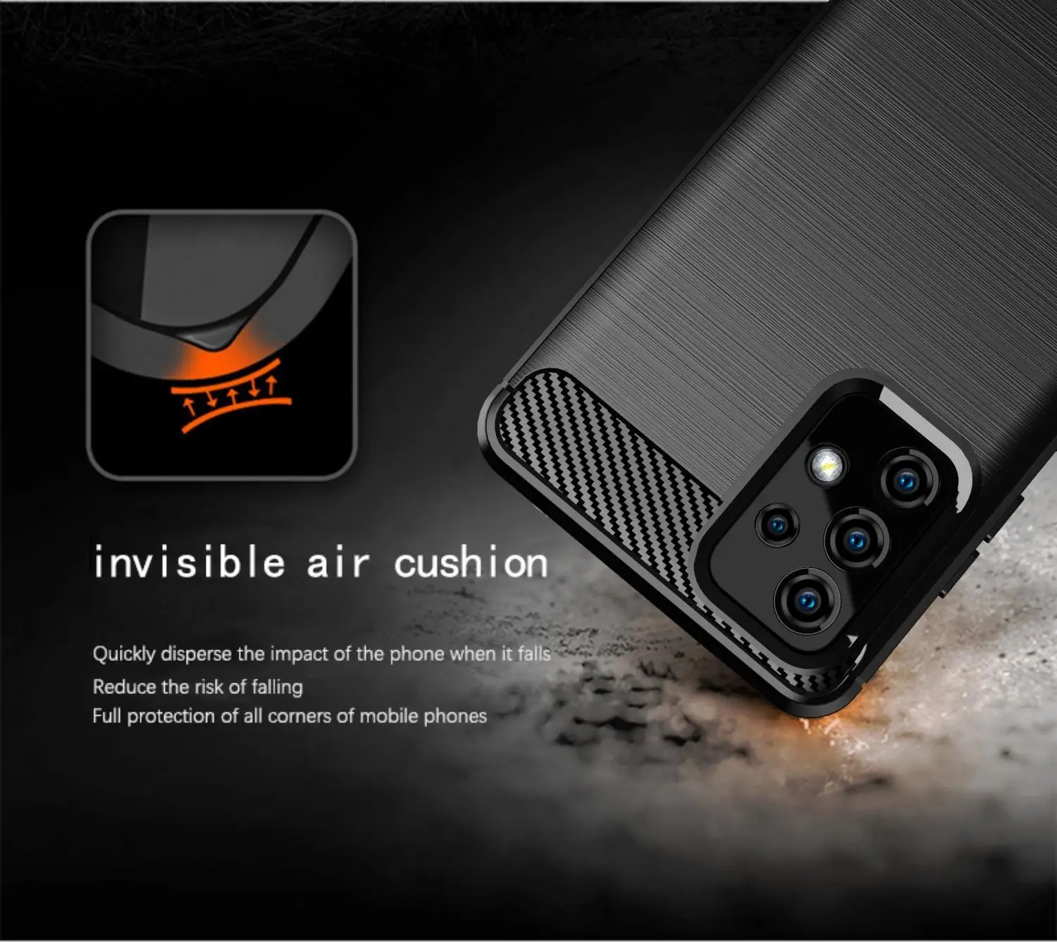 

2021 New Case For Samsung Galaxy A52 Soft Silicone Shockproof Half-wrapped Shell For Samsung A52 Smartphone Protector
