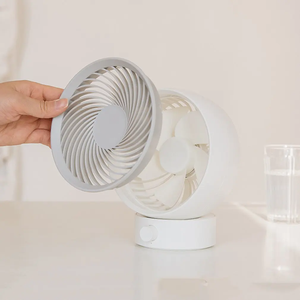 

USB Desk Fan Small Personal Desktop Table Fan with Strong Wind Quiet Operation Portable Mini Fan for Office Bedroom