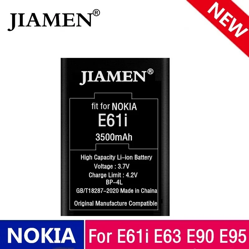 BP 4L BP4L литий ионный Перезаряжаемые телефон Батарея для Nokia E61i E63 E90 N810 E72 E52 E71 6650F 3500