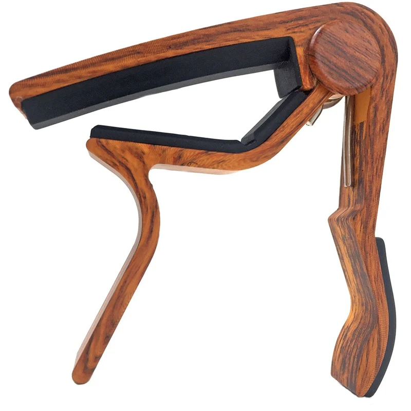 

Wood Grain Metal Guitar Capo With Perfect Silicon Cushion Ukulele Capo For Guitar Ukulele Tuning Musical Instrument Accessories