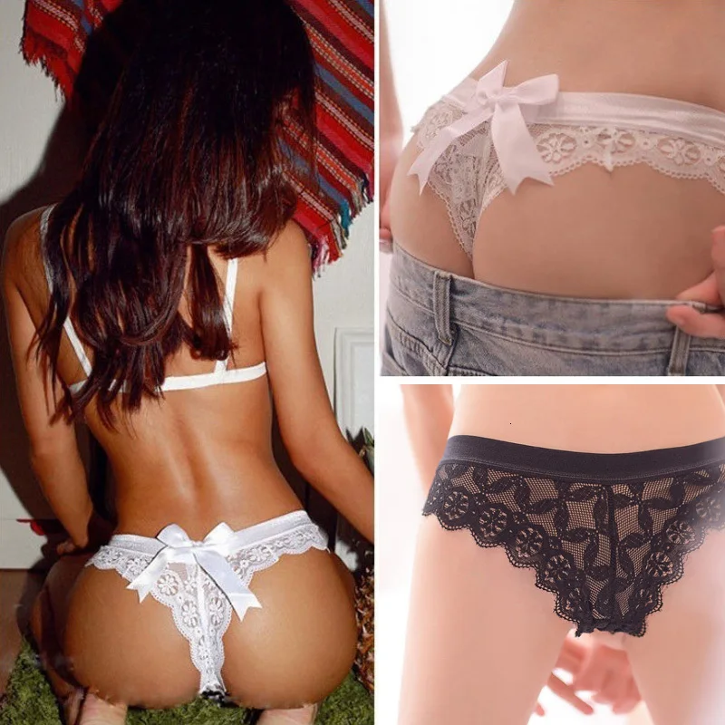 Для женщин кружевные стринги XXl размера плюс сексуальное женское белье дамские с