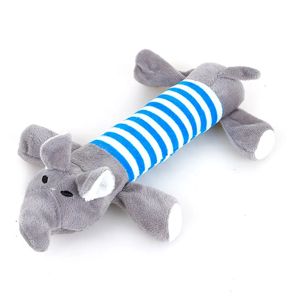 

2021 Hot Dog vocal toy molars stripe like teddy golden retriever puppies large dog bite-resistant pet plush toy for love pets