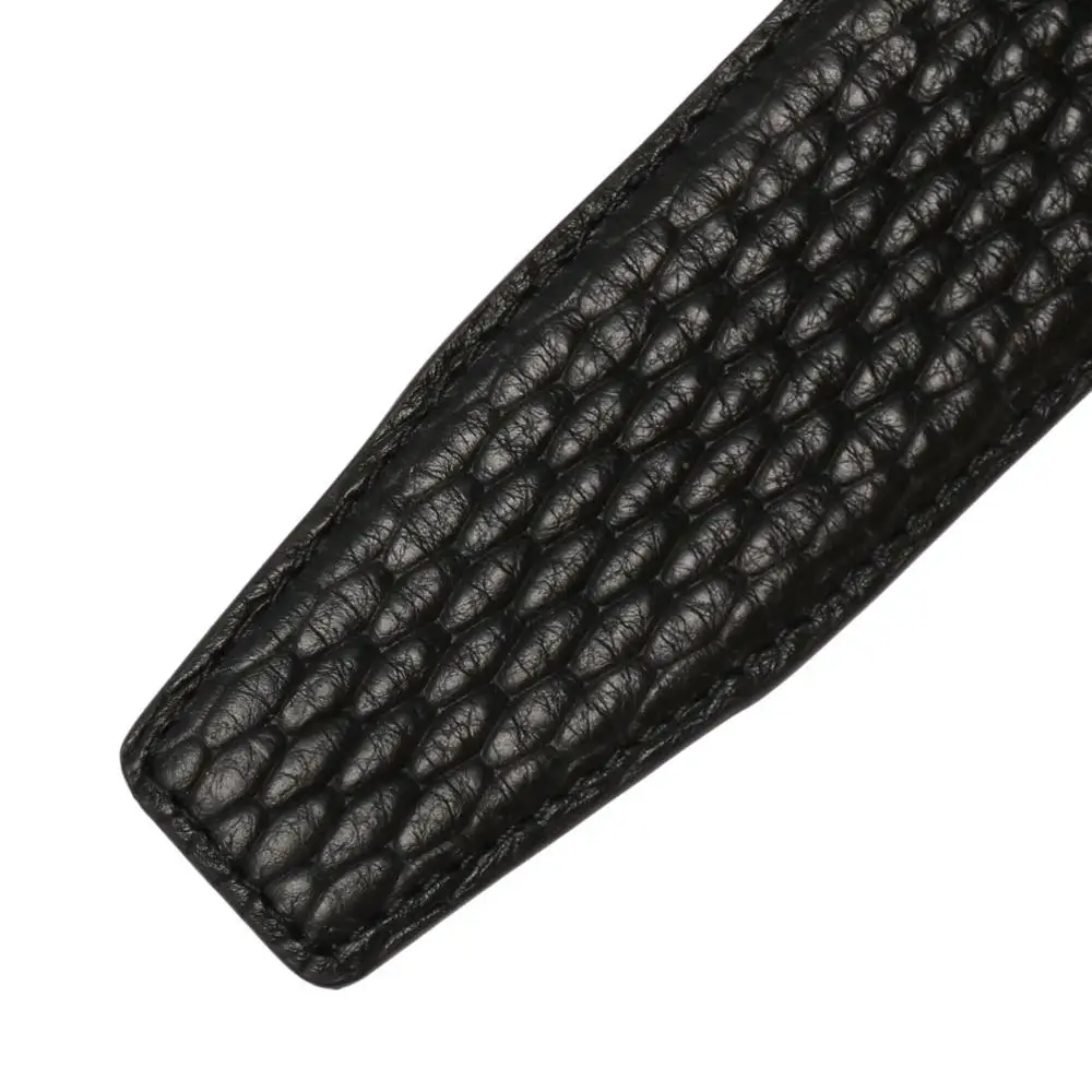 

ZLRPH Brand-Name genuine leather automatic buckle top layer cowhide belt pure men's business pants belt