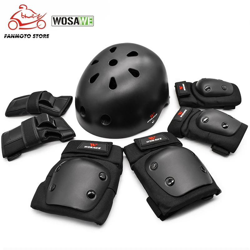 WOSAWE 7 шт./компл. многофункциональный спортивный мотоциклетный защитный шлем