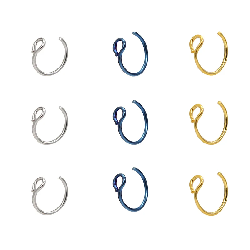 6 шт. кольца в нос имитация пирсинга пупка для женщин|Украшения тела| |