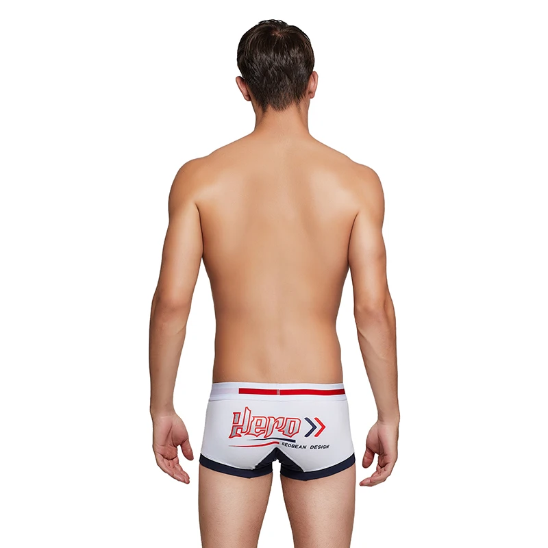 Мужское нижнее белье из хлопка с низкой посадкой удобные сексуальные 3 цвета на