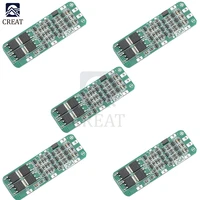 5pcs 3 serail 3s 20a li ion lithium battery 18650 charger protection board module pcb bms 12 6v cell