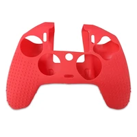 1pc silicone protective game grip cover antiskid gamepad case compatible for ps4 nacon2 random color
