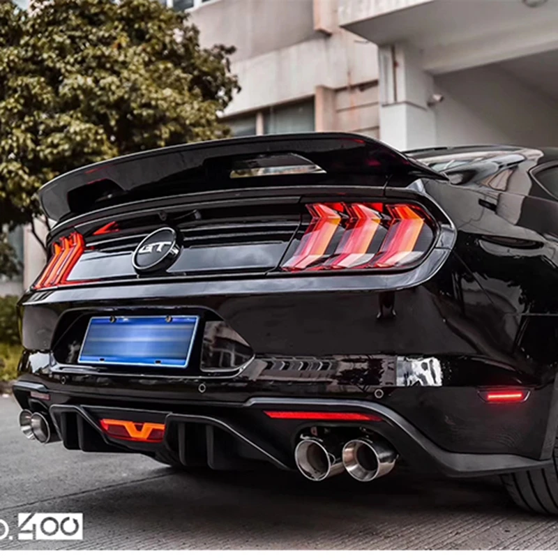 

For Ford Mustang Spoiler GT500 Style High Quality Carbon Fiber Wing Trunk Spoiler 2015 2016 2017 2018 2019