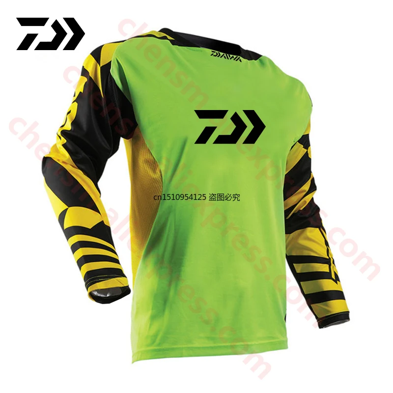 

2021 DAIWA Men Fishing Clothing Ultrathin Sunscreen Long Sleeve Anti-uv Breathable Coat Summer Fishing Shirt Size XS-5XL Jacket