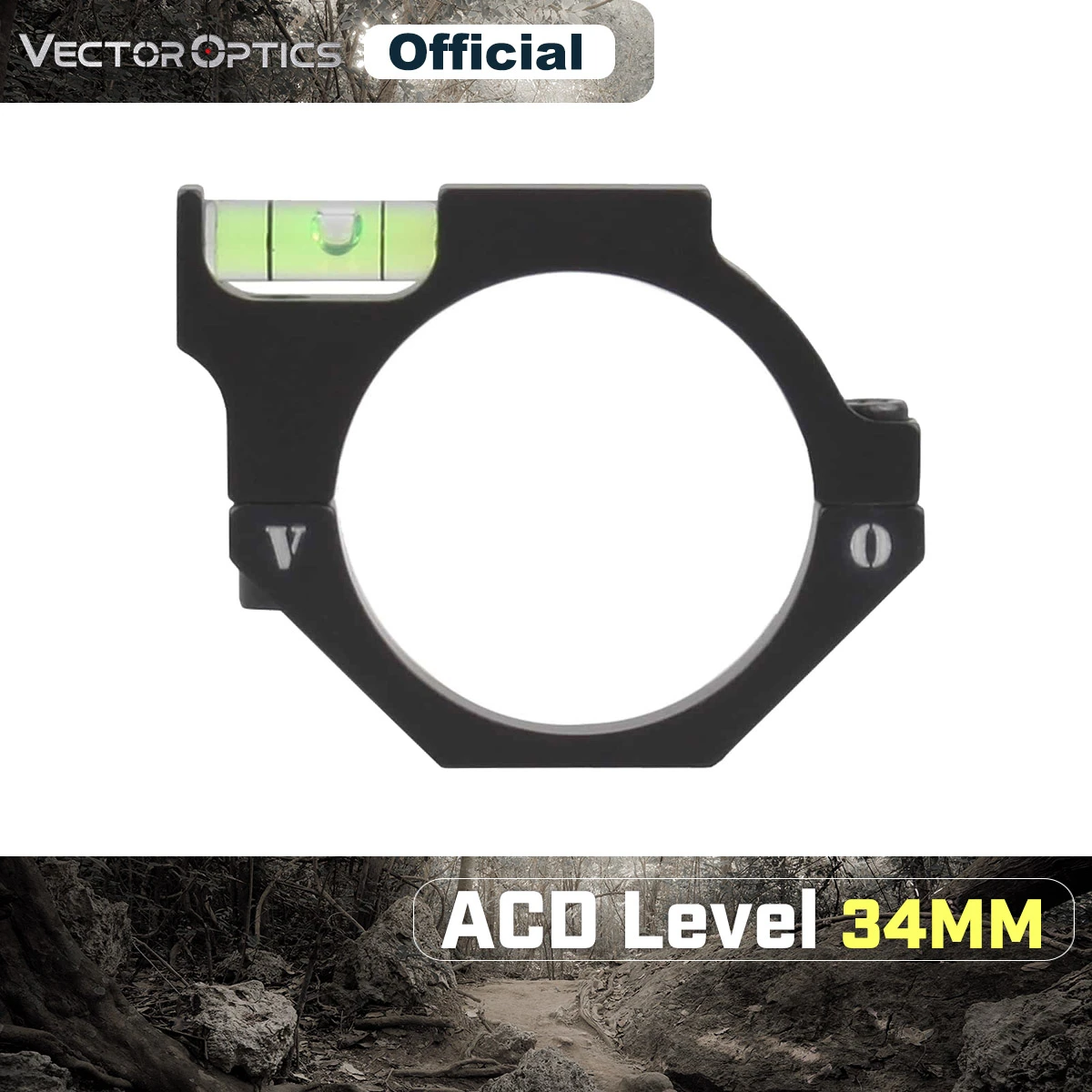 Vector Optics ACD Bubble Anti Cant Level Ring Mount For 34mm Diameter Riflescope | Спорт и развлечения