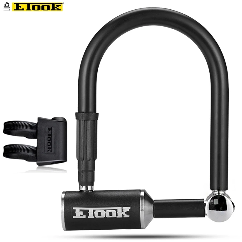 Сильный U образный замок ETOOK с защитой от кражи для велосипеда электронный