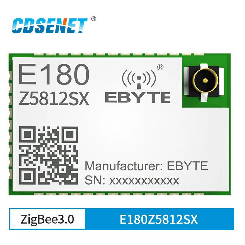 

TLSR8258 ZIGBEE 3.0 Module Wireless Transceiver Receiver 2.4Ghz 12dBm 500m E180-Z5812SX CDSENET High Performance Stamp Hole PCB