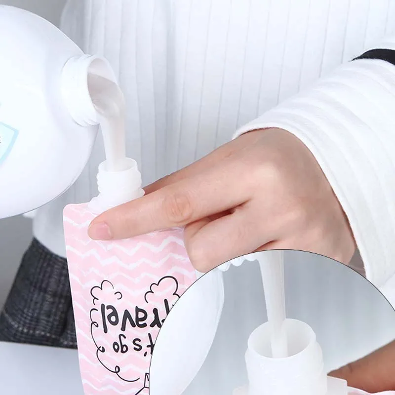 100 мл дозатор для жидкостей сумка макияжа контейнер шампунь многоразовая