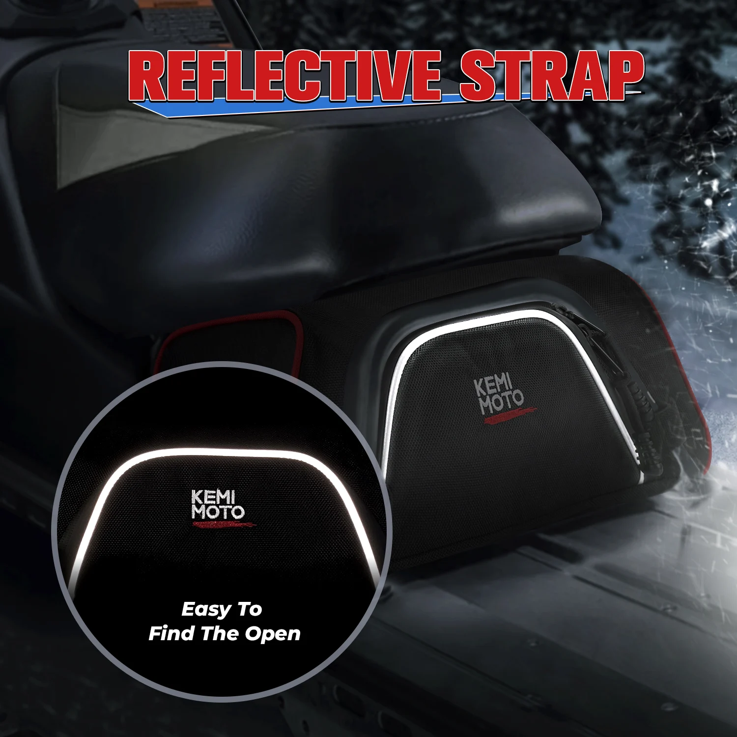 

Upgraded Snowmobile Bag Red Black 1680D Waterproof for Polaris Indy 550 600 800 RMK 800 Pro 600 Dragon 800 2877198